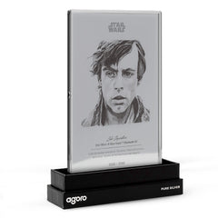 Luke Skywalker Star Wars Sketch Art 5g Silver Collectible Foil by Agoro