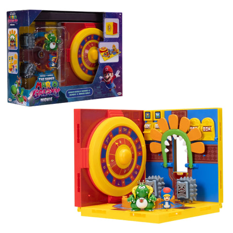 Minus World Diorama Set Featuring Wart & Penguin Toad - Super Mario Galaxy Movie by JAKKS Pacific