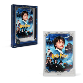 Harry Potter and the Philosopher's Stone Movie Poster Silver Collectible by Agoro