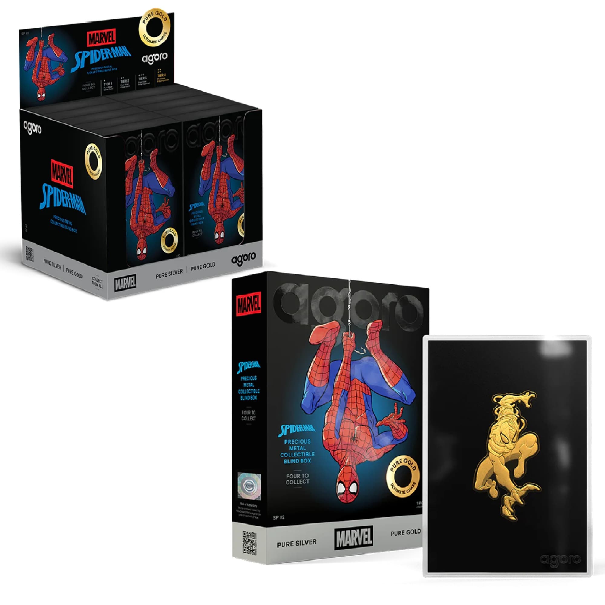 Marvel Spider-Man Transforms 1/2 oz Silver Coin Blind Box by Agoro