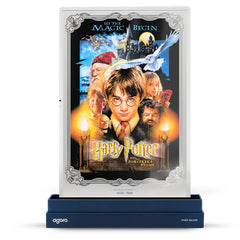 Harry Potter and the Sorcerer's Stone Movie Poster Silver Collectible by Agoro