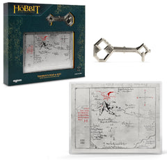 THE HOBBIT - Thorin's Map and Key 3/4 oz Silver Coin + 5 g Silver Foil Set by Agoro