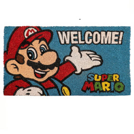 Super Mario Portrait 29" x 17" Premium Doormat – Official Nintendo