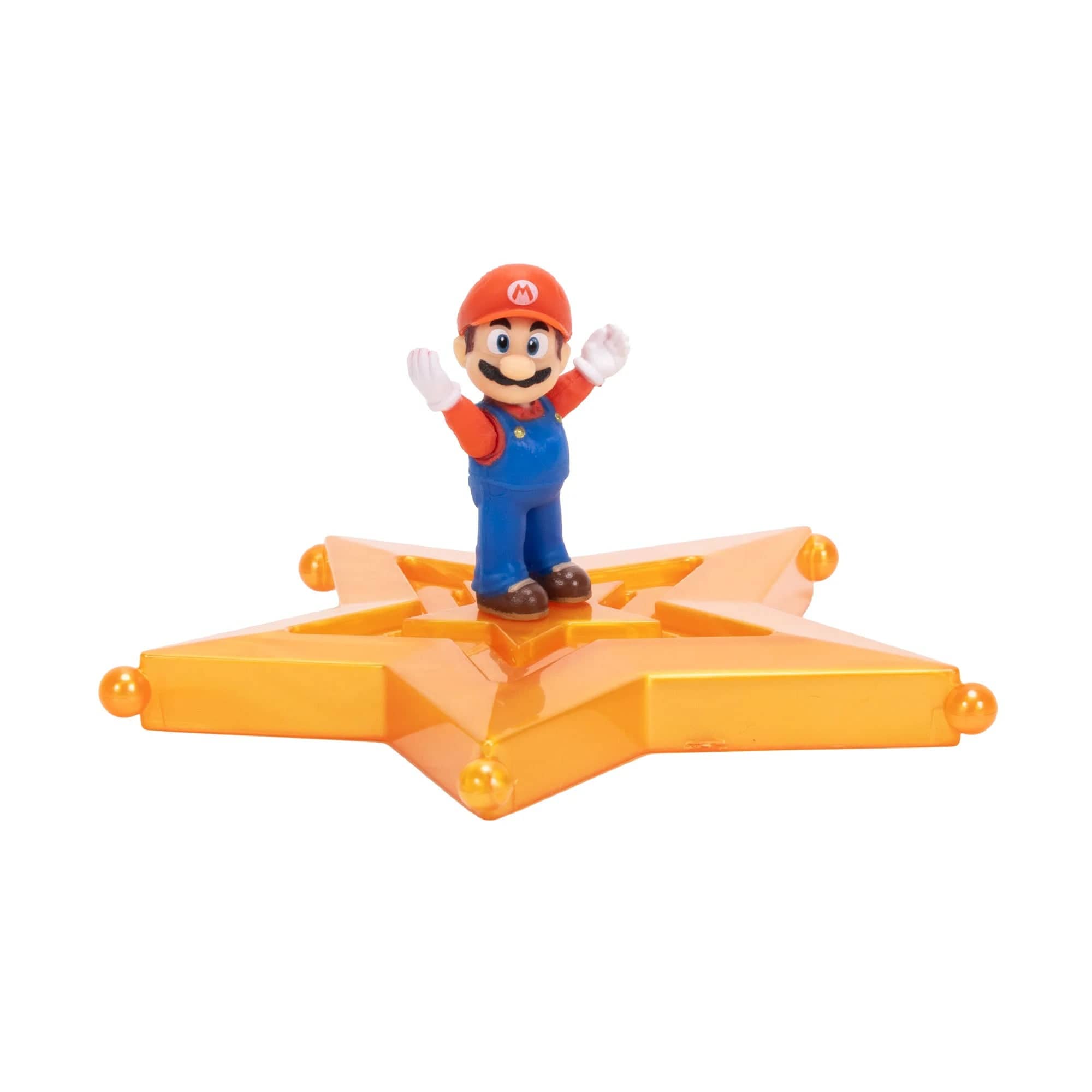 Mario 1.5 inch Mini Star Figure Super Mario Galaxy Movie Jakks Pacific