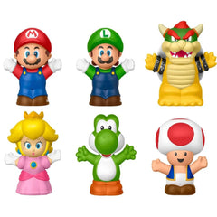 Super Mario Collector Figure Set 6-Pack Little People Fisher-Price