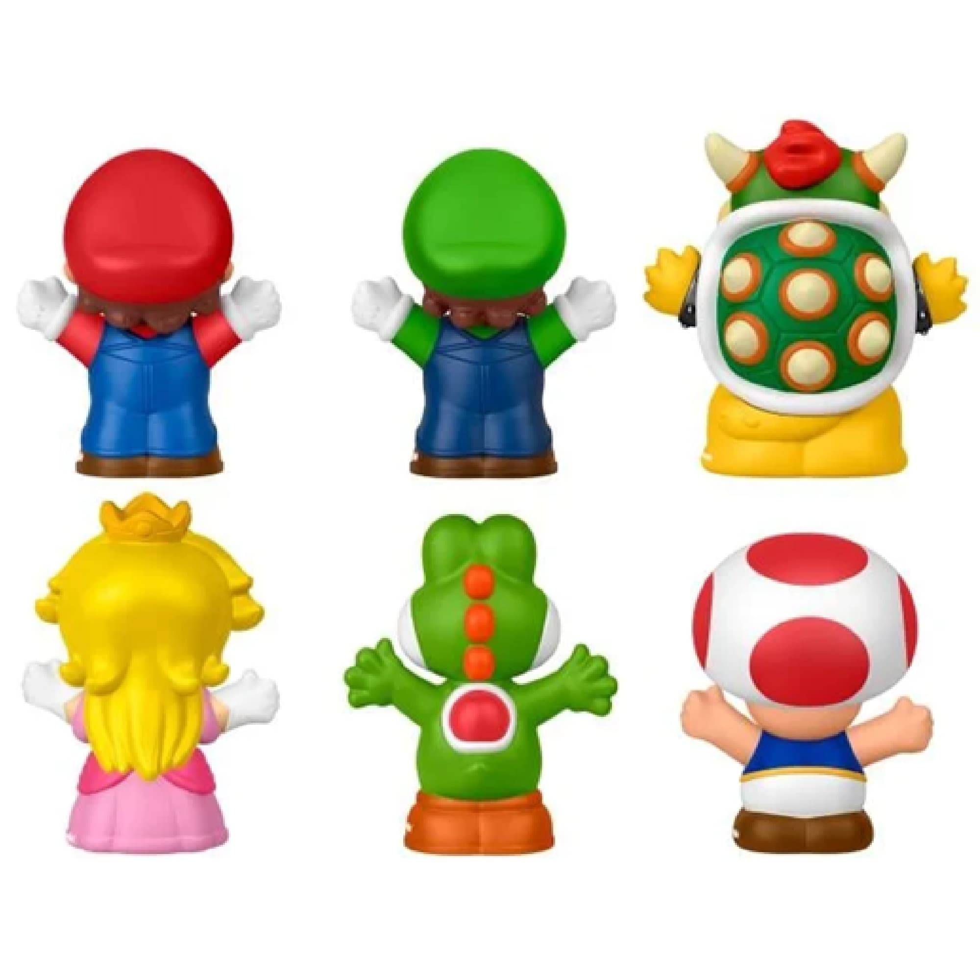 Super Mario Collector Figure Set 6-Pack Little People Fisher-Price