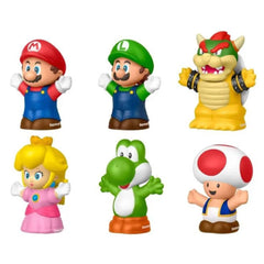 Super Mario Collector Figure Set 6-Pack Little People Fisher-Price