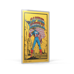 Marvel - Captain America: American Hero 5 g Silver Collectible Foil by Agoro