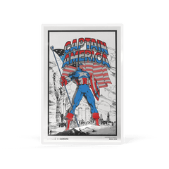 Marvel - Captain America: American Hero 5 g Silver Collectible Foil by Agoro