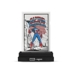 Marvel - Captain America: American Hero 5 g Silver Collectible Foil by Agoro