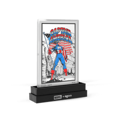 Marvel - Captain America: American Hero 5 g Silver Collectible Foil by Agoro