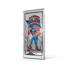 Marvel - Captain America: American Hero 5 g Silver Collectible Foil by Agoro