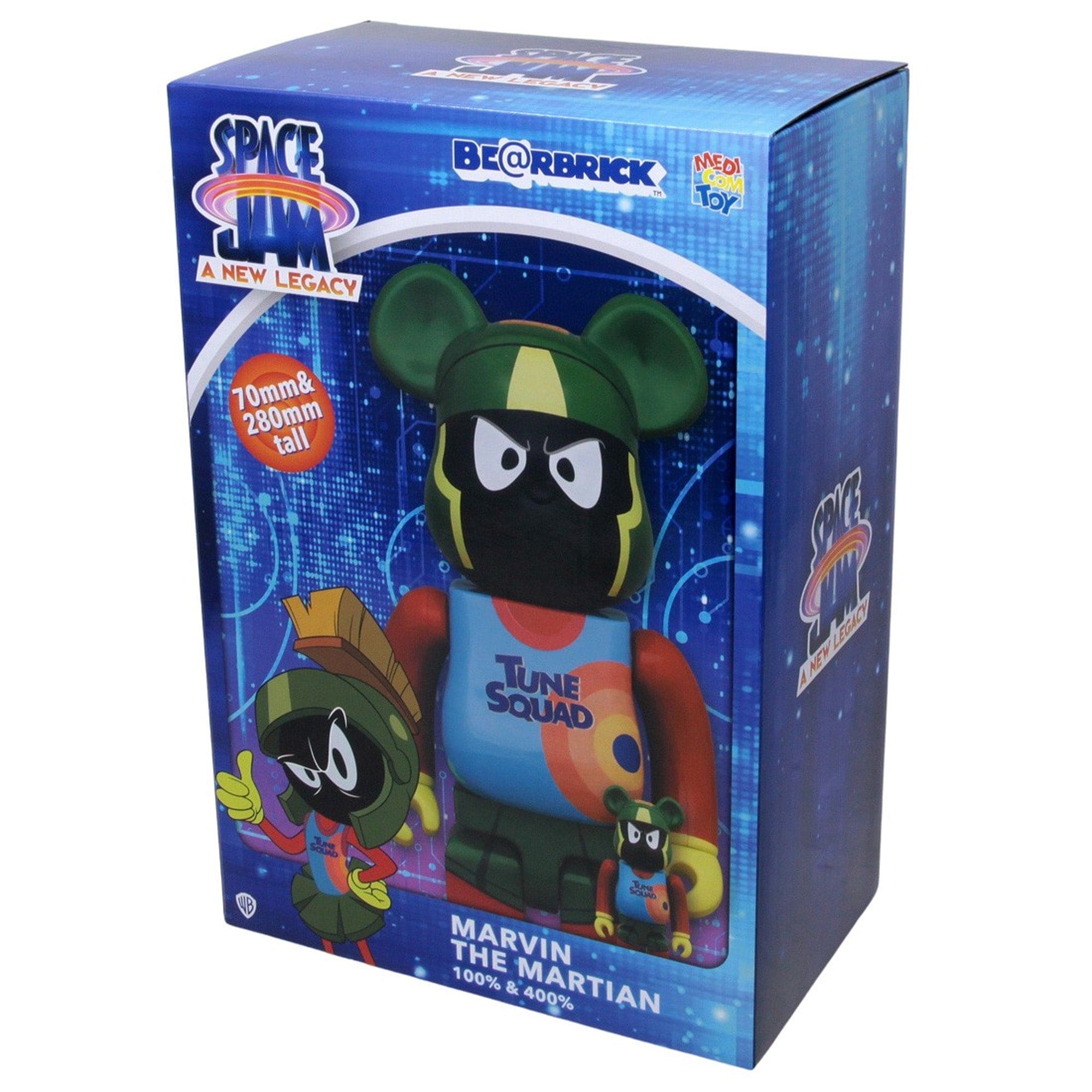 Marvin the Martian Space Jam 400% + 100% Bearbrick by Medicom