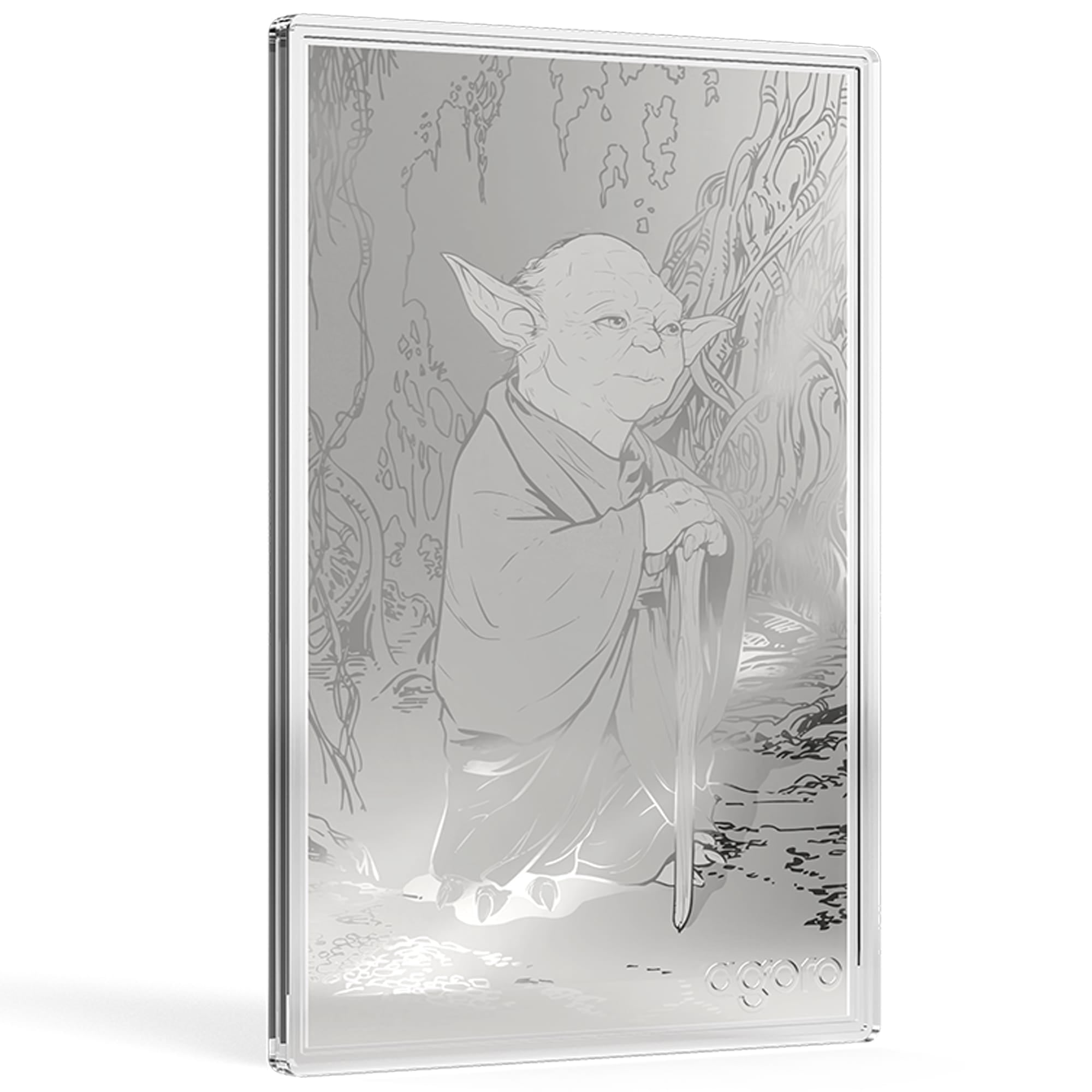 Master Yoda Star Wars Blind Box Silver Collectible by Agoro