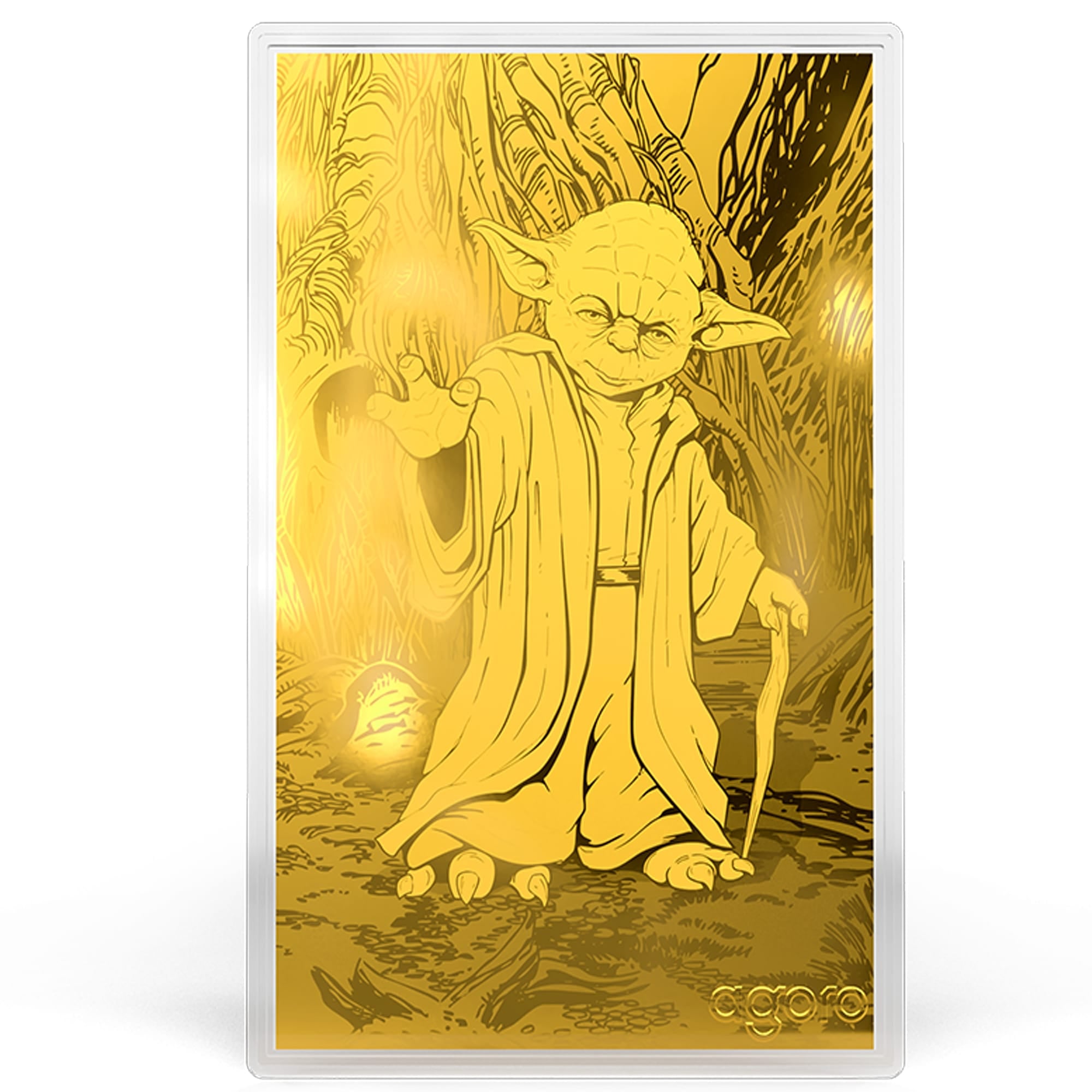 Master Yoda Star Wars Blind Box Silver Collectible by Agoro