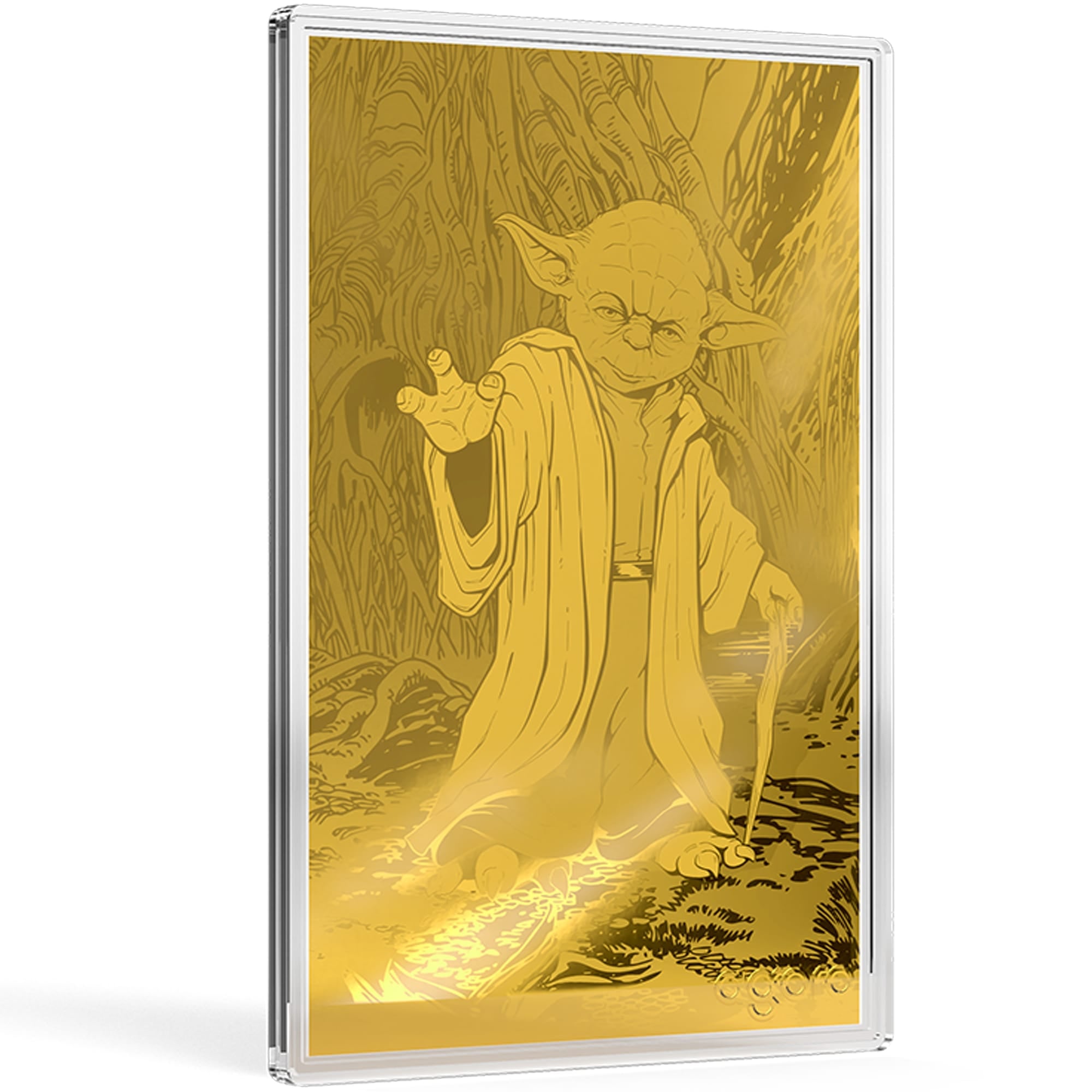 Master Yoda Star Wars Blind Box Silver Collectible by Agoro
