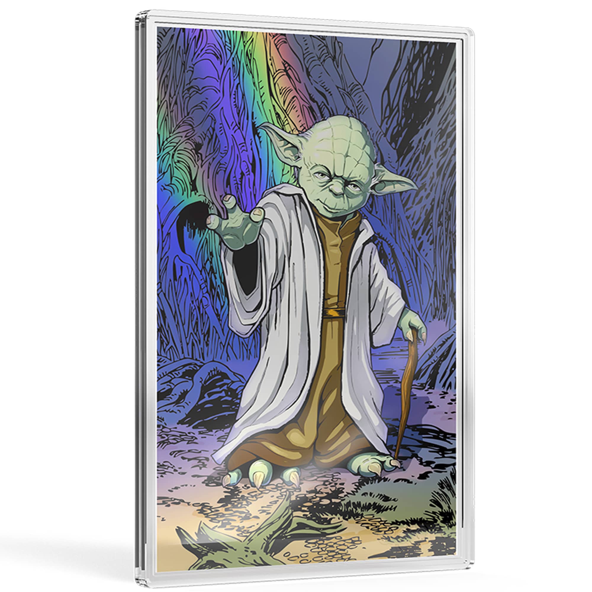 Master Yoda Star Wars Blind Box Silver Collectible by Agoro