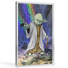 Master Yoda Star Wars Blind Box Silver Collectible by Agoro