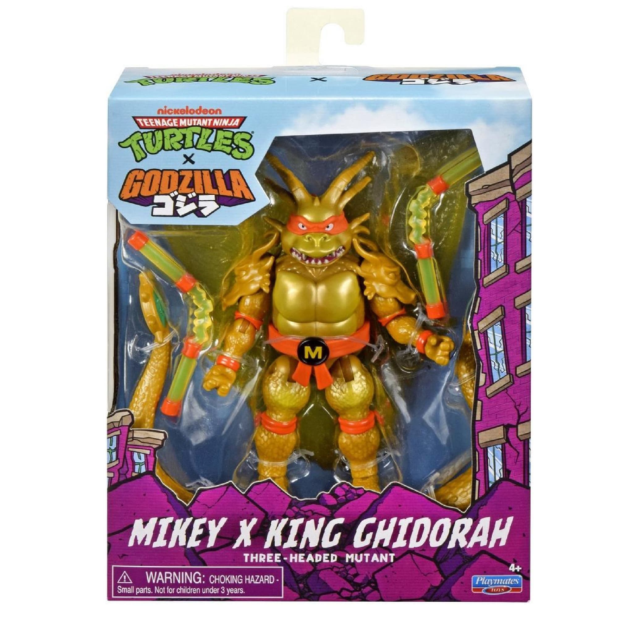 Mikey King Ghidorah - TMNT x Godzilla Action Figure with Accessories by Playmates Toys