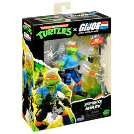Michelangelo x Shipwreck - TMNT x G.I. Joe Action Figure with Accessories by Playmates Toys