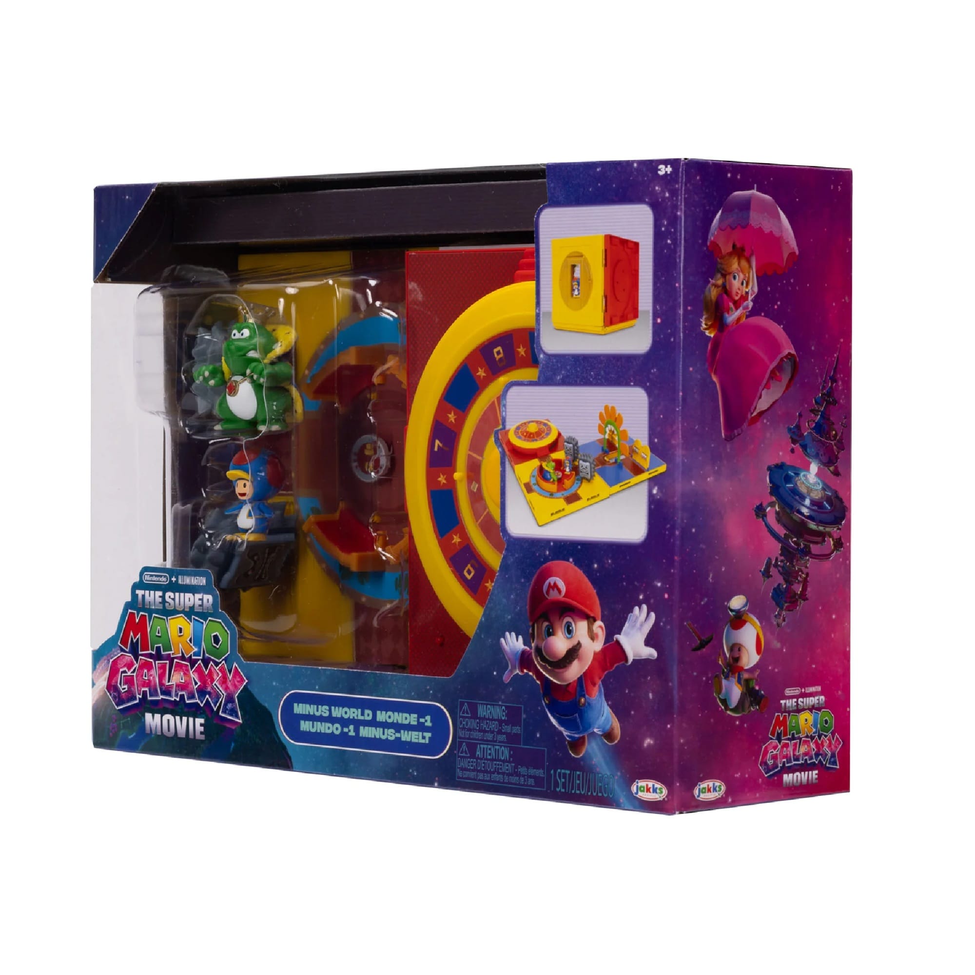 Minus World Diorama Set Featuring Wart & Penguin Toad - Super Mario Galaxy Movie by JAKKS Pacific