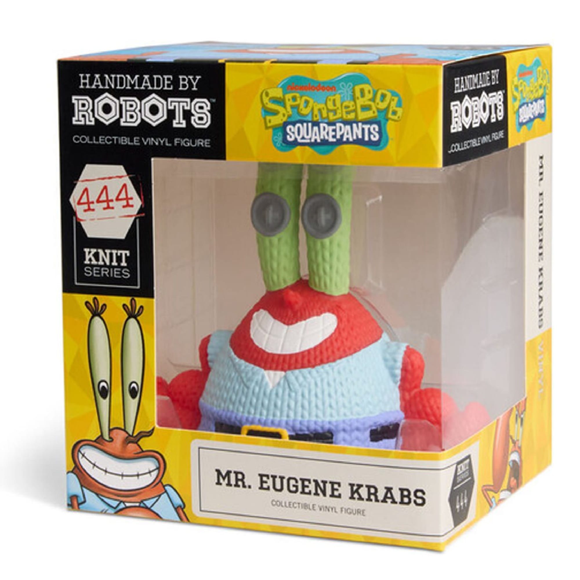 Mr. Krabs SpongeBob SquarePants Vinyl Figure #444 Handmade By Robots