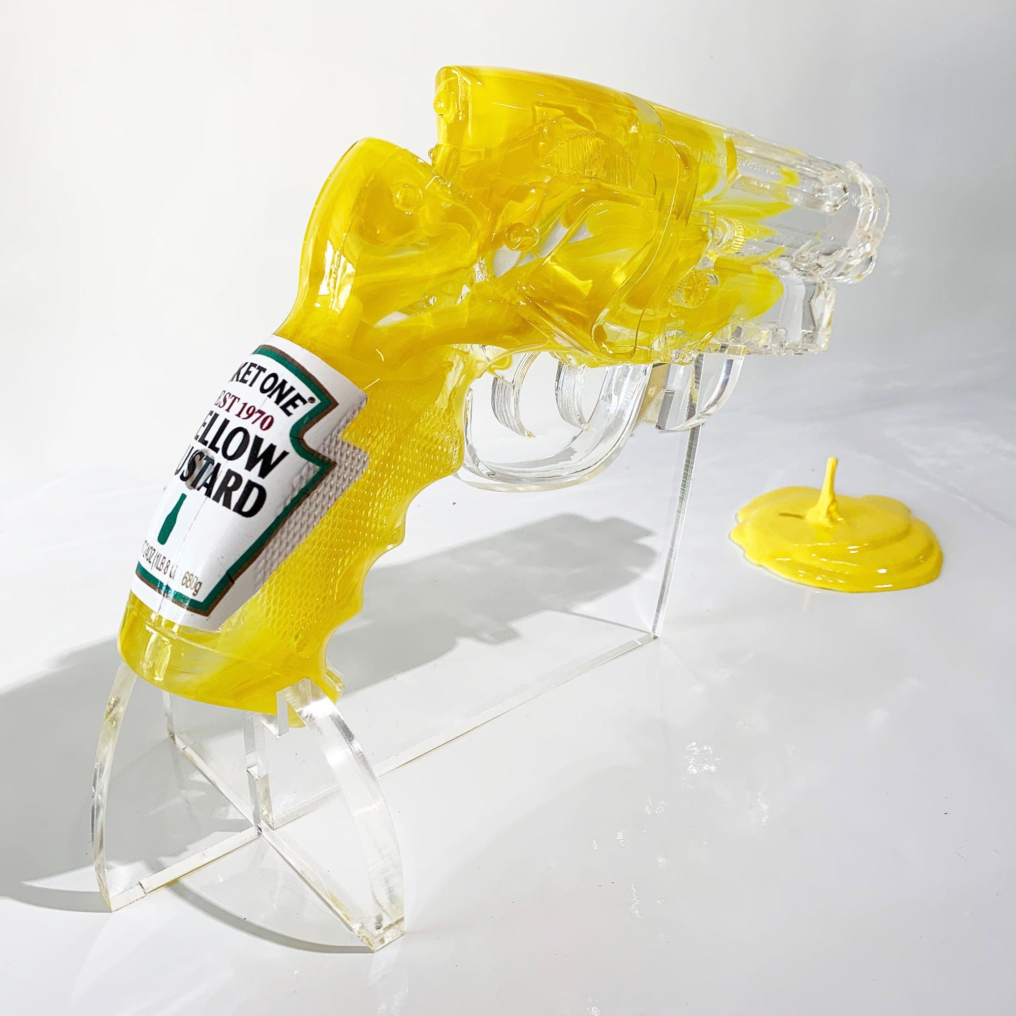 Mustard Blaster Resin Art Sculpture by Sket-One x Tomenosuke