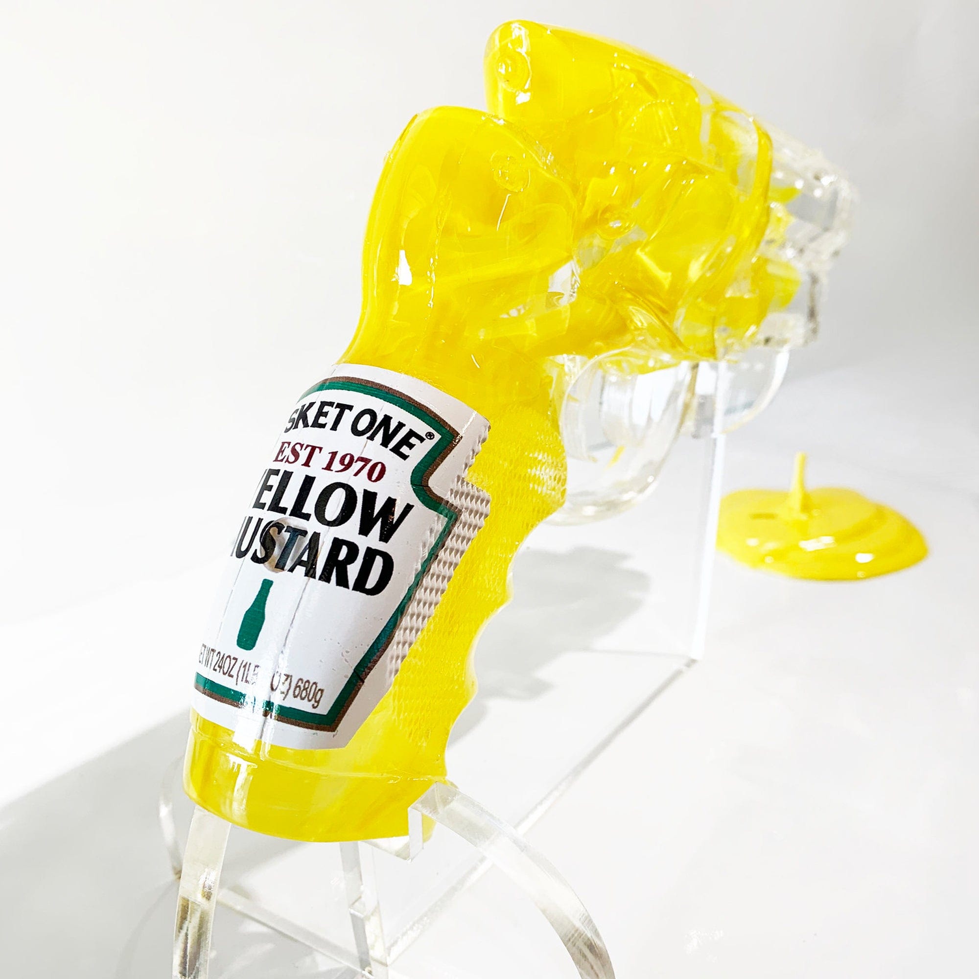 Mustard Blaster Resin Art Sculpture by Sket-One x Tomenosuke