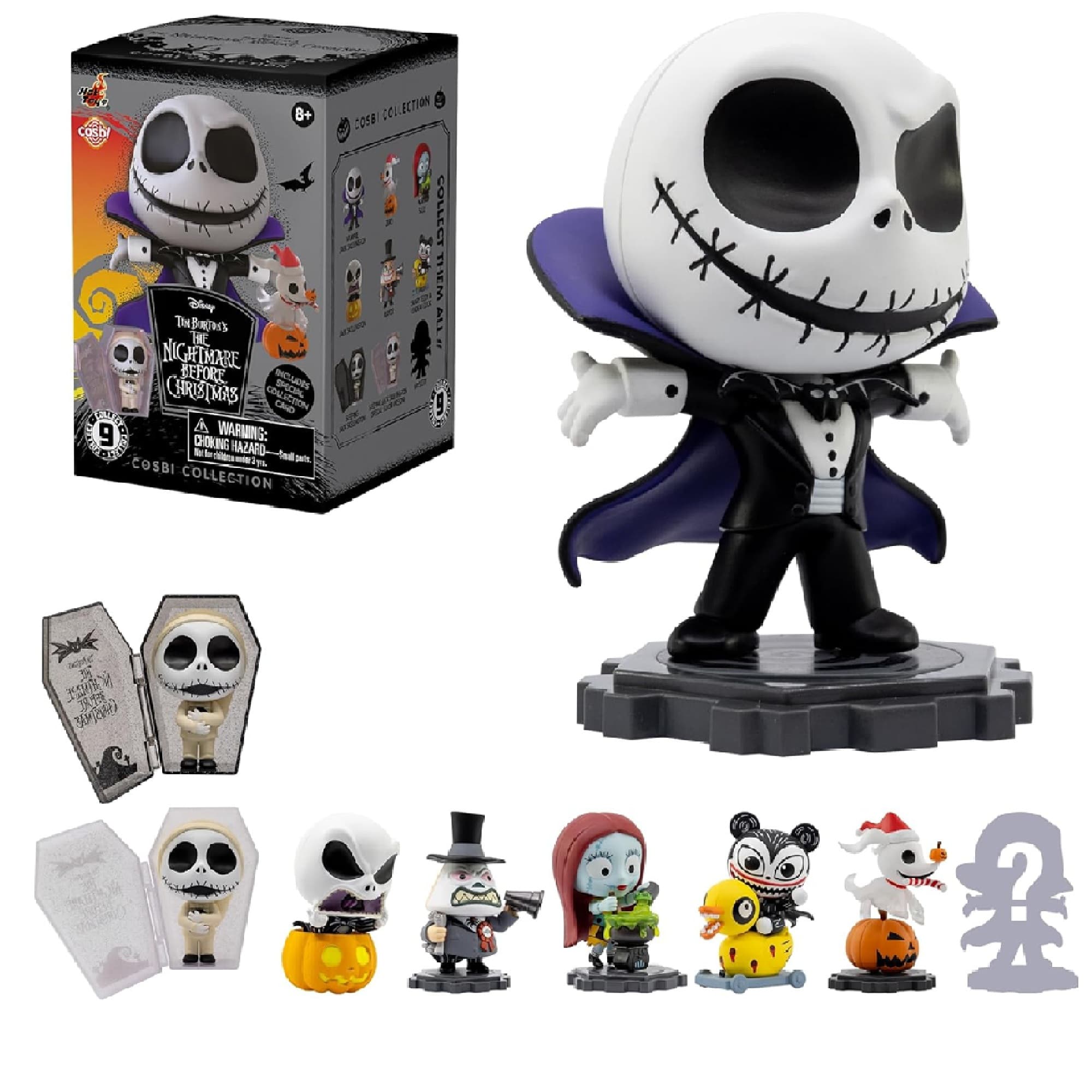 Disney's Nightmare Before Christmas Cosbi Bobble-Head Single Blind Box by Yume