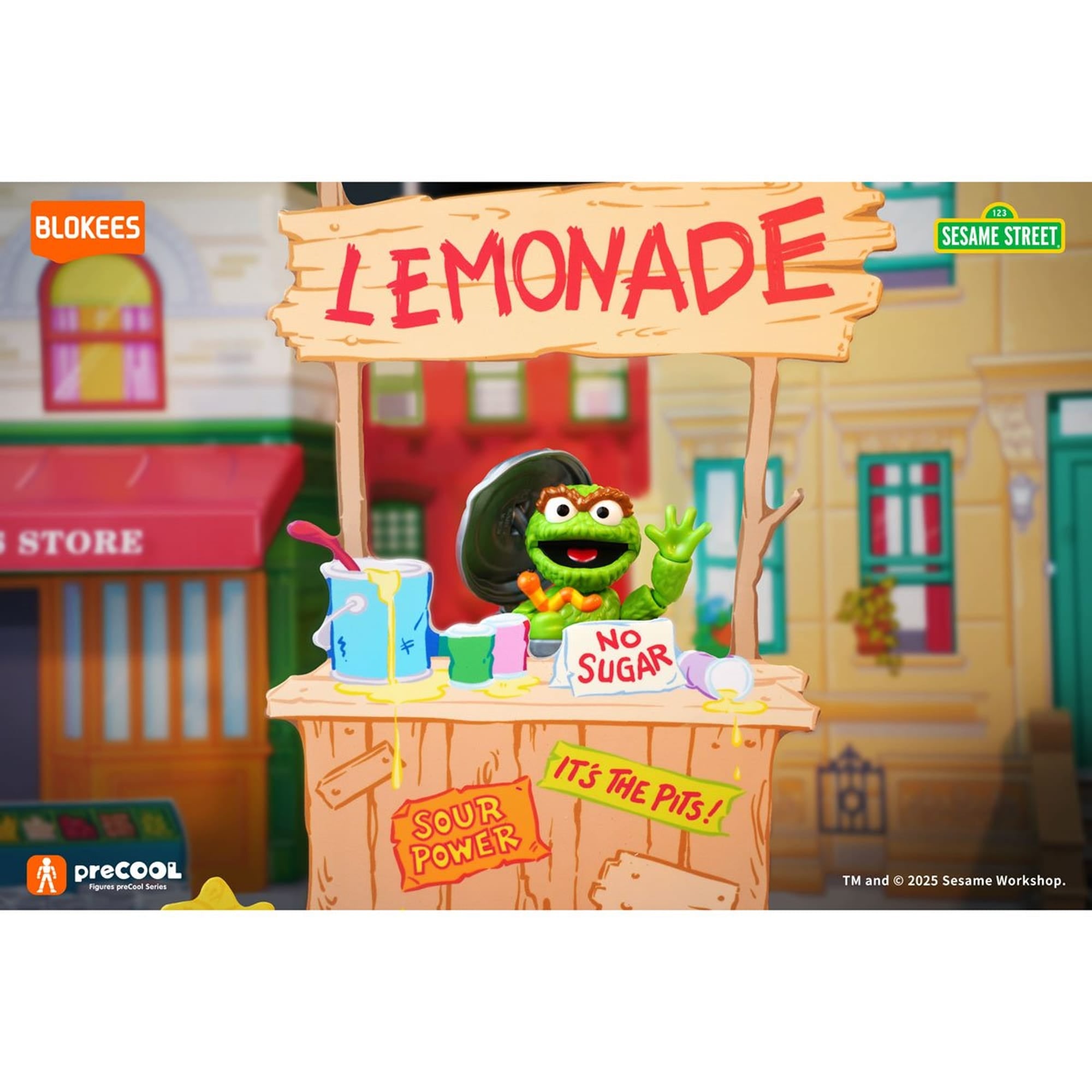 Oscar the Grouch Sesame Street Mini Model Kit Series 2 Blokees