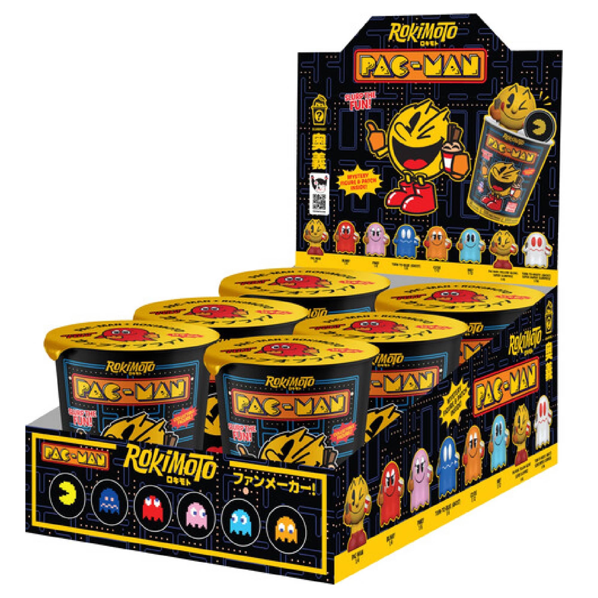 Pac-Man Series 1 Blind Box 6-Piece PDQ Display by Rokimoto