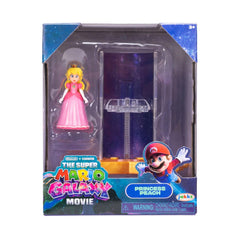 Princess Peach 1.5 inch Feature Figs Super Mario Galaxy Movie Jakks Pacific