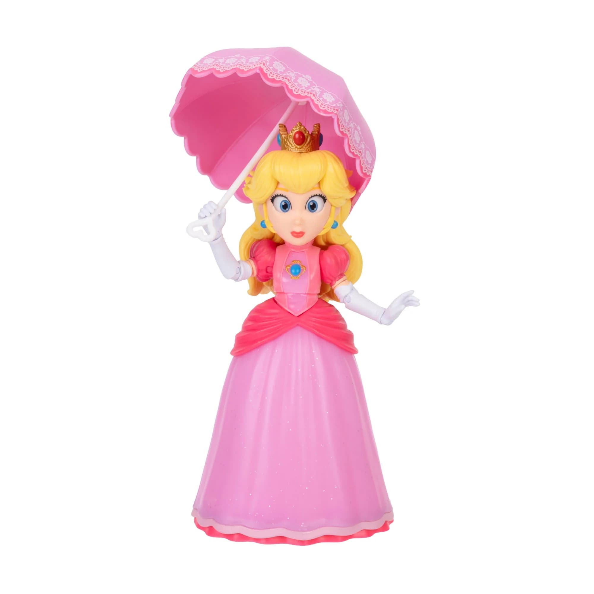 Princess Peach 5-Inch Action Figure - Super Mario Galaxy Movie by JAKKS Pacific