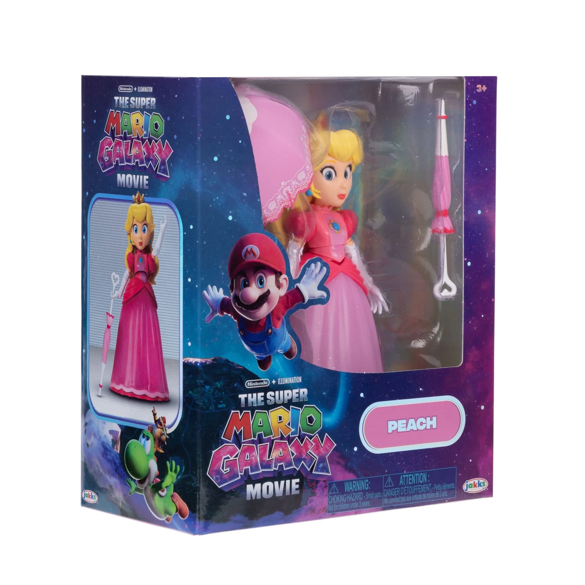 Princess Peach 5-Inch Action Figure - Super Mario Galaxy Movie by JAKKS Pacific