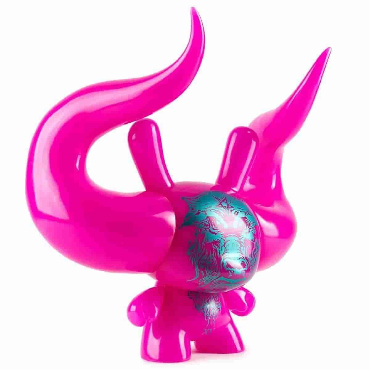 Pink Devil Dunny by Kidrobot Limited to 150 pcs Worldwide - Godmachine x IamRetro Exclusive