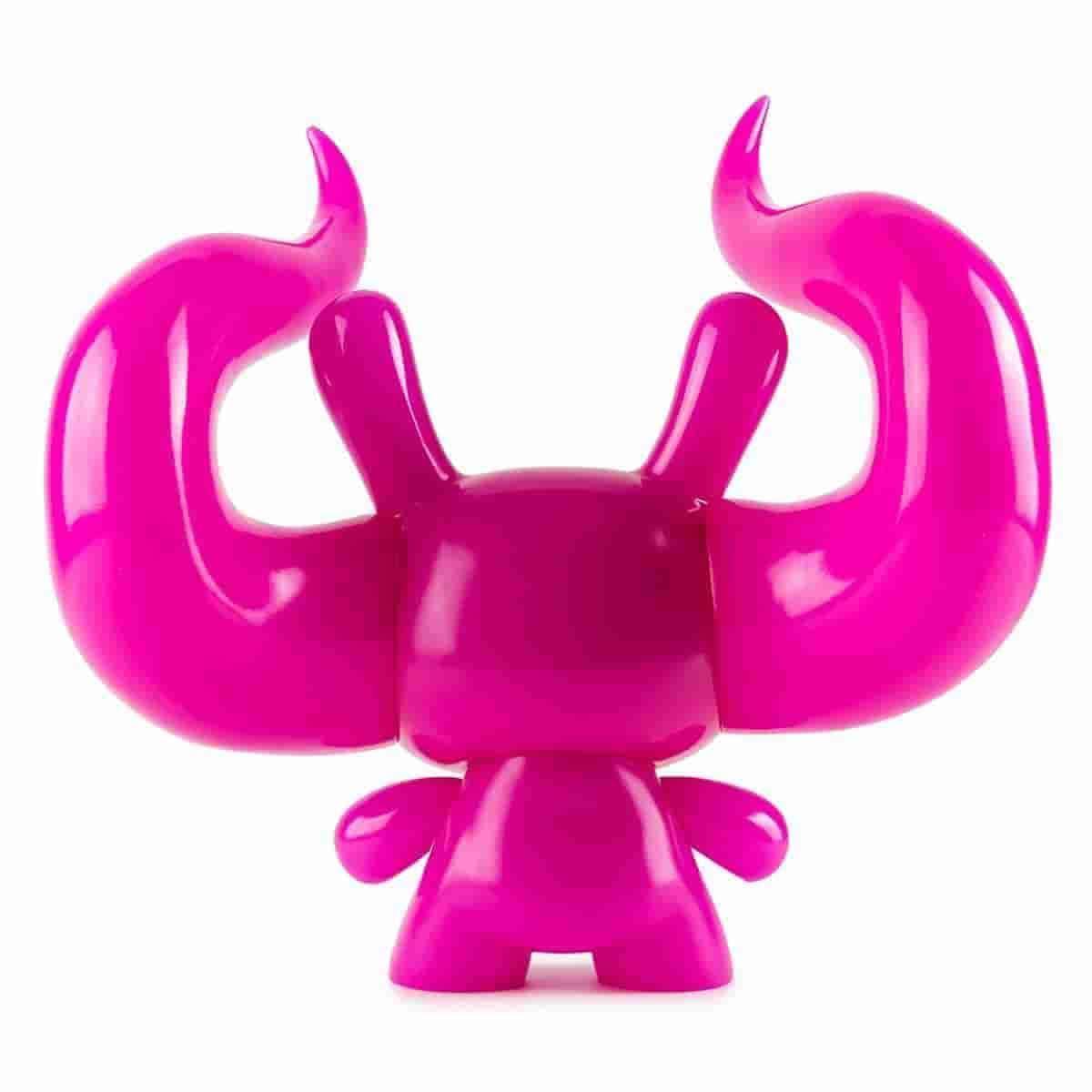 Pink Devil Dunny by Kidrobot Limited to 150 pcs Worldwide - Godmachine x IamRetro Exclusive