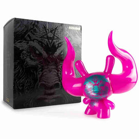 Pink Devil Dunny by Kidrobot Limited to 150 pcs Worldwide - Godmachine x IamRetro Exclusive