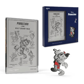 Disney Pinnochio Silver Collectible Set Ltd Edition 1000 pcs Worldwide by Agoro