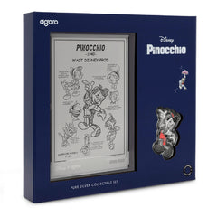 Disney Pinnochio Silver Collectible Set Ltd Edition 1000 pcs Worldwide by Agoro