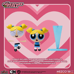 The Powerpuff Girls 5 Points Deluxe Action Figure Set of 4 by Mezco Toyz