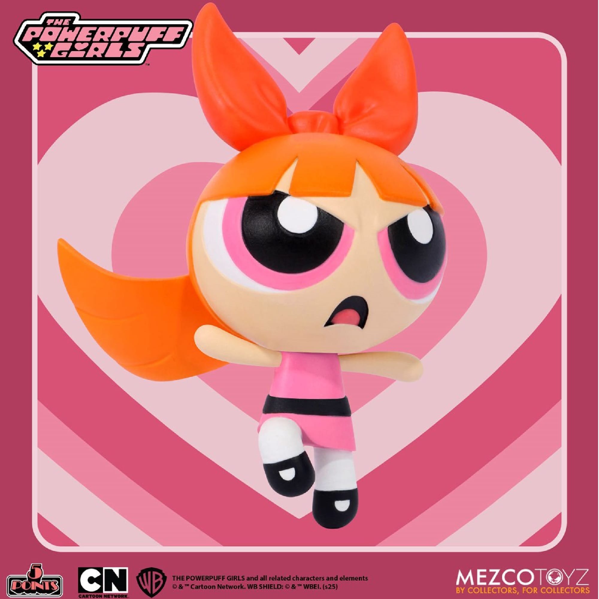 The Powerpuff Girls 5 Points Deluxe Action Figure Set of 4 by Mezco Toyz