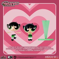 The Powerpuff Girls 5 Points Deluxe Action Figure Set of 4 by Mezco Toyz