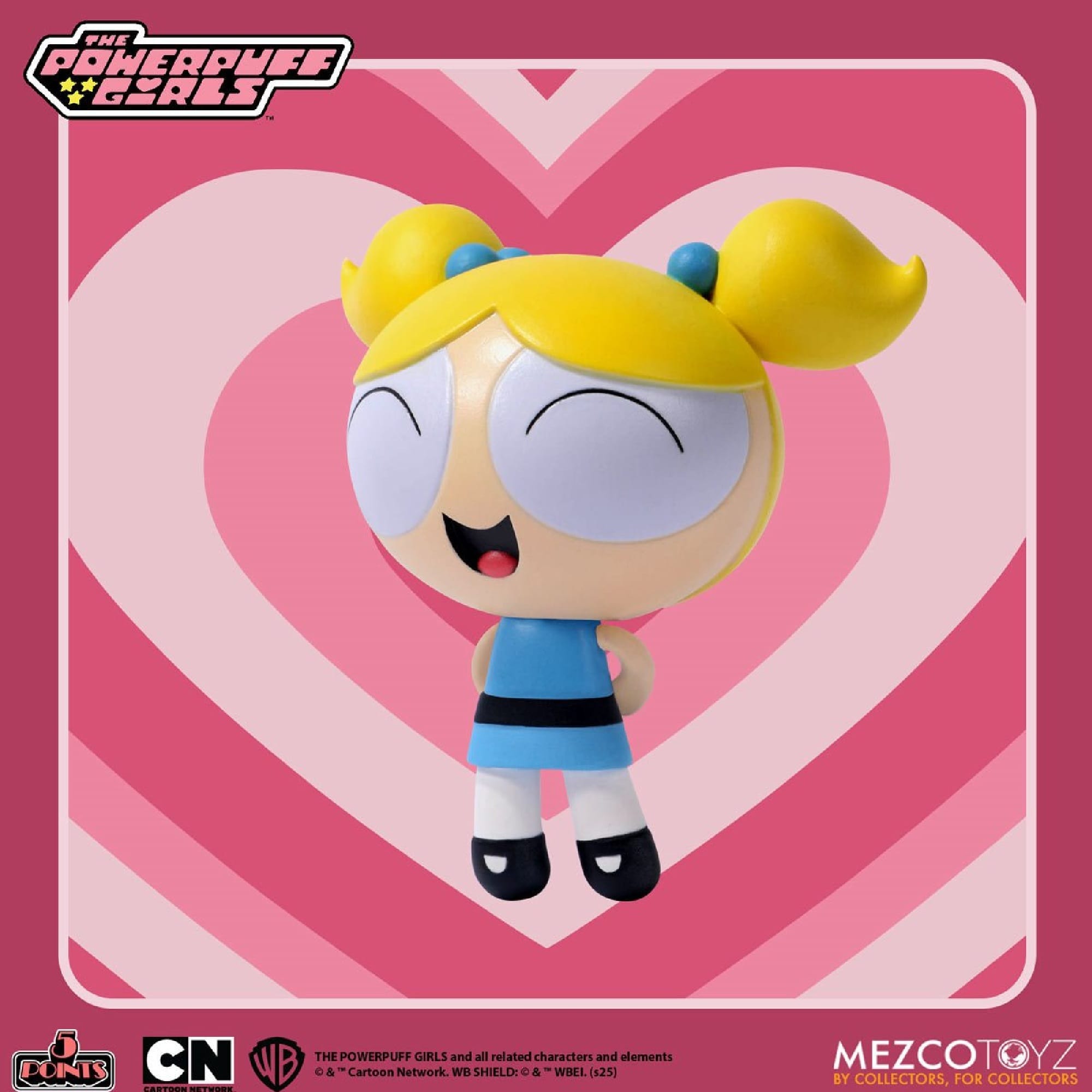 The Powerpuff Girls 5 Points Deluxe Action Figure Set of 4 by Mezco Toyz