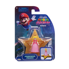 Princess Peach 1.5 inch Mini Star Figure Super Mario Galaxy Movie Jakks Pacific