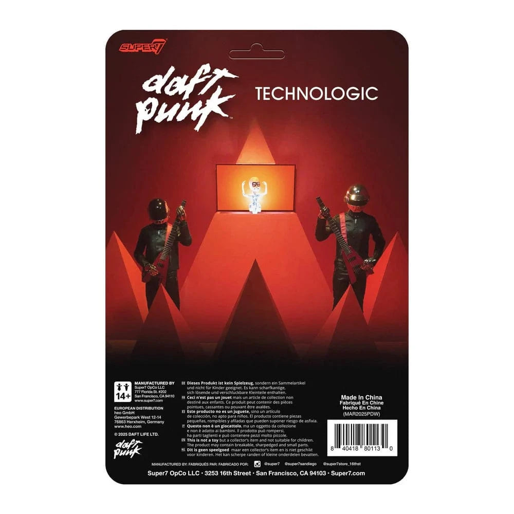 Daft Punk Human After All 2-pack Reaction Figure Set Super7