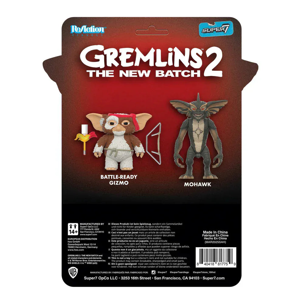 Gremlins Mohawk Battle Ready Card 3.75