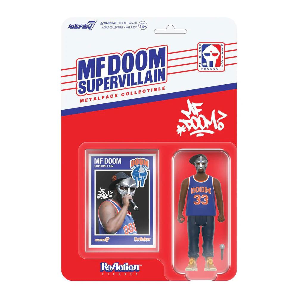 MF Doom NYC Wave 3 Reaction Figure by Super7