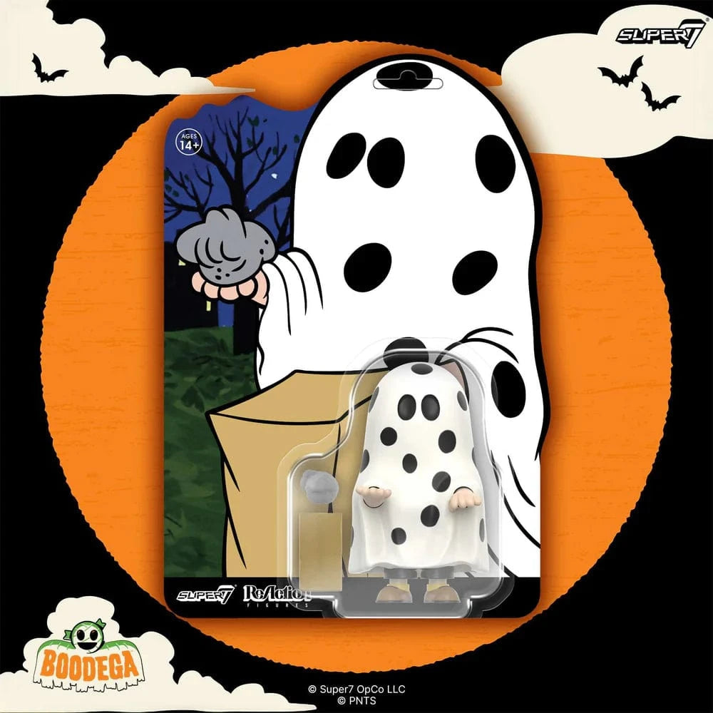 Charlie Brown (Ghost Sheet) Peanuts Reaction Figure Super7