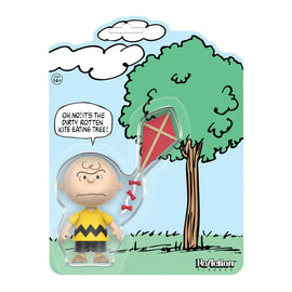 Charlie Brown Kite Eating Tree Peanuts 3.75" Reaction Figure by Super7