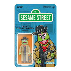 Lefty the Salesman - Sesame Street 3.75 Reaction Figure by Super7